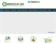 Tablet Screenshot of harnesslife.org